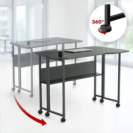Maclean Brackets Klappschreibtisch Schwarz