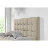 SCHLARAFFIA Boxspringbett »Aida«, mit GELTEX® Next Topper und 7-Zonen-Tonnentaschen-Federkernmatratze, beige