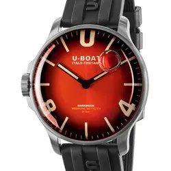 U-Boat  Uhr 8701  in Schwarz, Einheitsgrösse