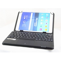 MQ für Galaxy Tab E 9.6 - Bluetooth Tastatur Tasche mit Touchpad für Samsung Galaxy Tab E 9.6 SM-T560, SM-T561, SM-T565, SM-T567 | Hülle mit Bluetooth Tastatur für Tab E 9.6 | Layout Deutsch QWERTZ