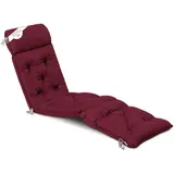 HOMECALL Bankauflage 190 x 49 x 12 cm rot 1 St.