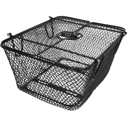 FISCHER Gepäckträgerkorb PLUS Safe - engmaschig sw