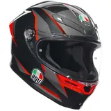 AGV K6 S Slashcut Schwarz/Grau/Rot