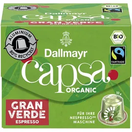 Dallmayr Capsa Gran Verde Espresso Bio Kaffeekapseln 10 St.