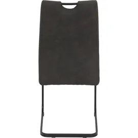 Hela Esszimmerstuhl KLAUDIA Schwingstuhl (Set) 4 Stk.Komfortsitz mit Federkern schwarz