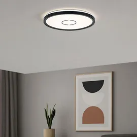 Briloner LED Panel Free schwarz - 29,3 cm mit Backlight-Effekt