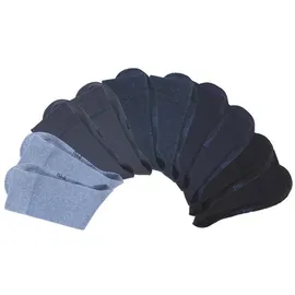 H.I.S. Freizeitsocken 10 Paar Blau 35-38