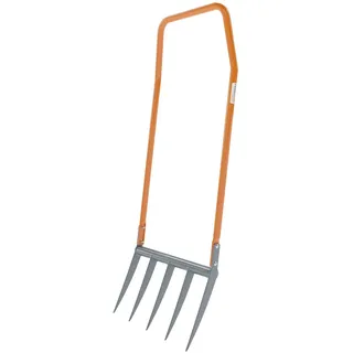 TERRADIX - Broadfork 5x300 - das Original - optimal zum Tiefenlockern und Aerifizieren - Grabegabel Spatengabel Forke - Arbeitsbreite 50cm - Zinkenlänge 30cm