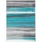 Pergamon Pergamon, Modern, Türkis, Grau, Textil, 190x280 cm, Teppiche & Böden, Teppiche
