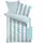 Traumschlaf Los Angeles Gestreift Blau 200 x 220 cm + 2 x 80 x 80 cm