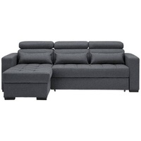 Carryhome Ecksofa Dunkelgrau, - SC ca. 240,00x179,00