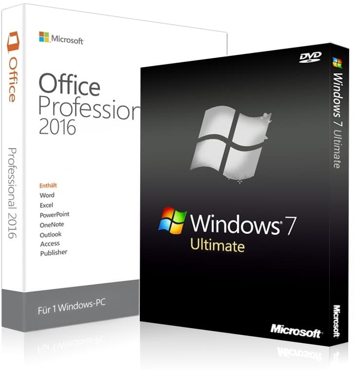 Windows 7 Ultimate & Office 2016 Professional