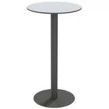Paperflow meet powered by PAPERFLOW CROSS Stehtisch HPL-Platte grau 60,0 x 60,0 x 110,0 cm