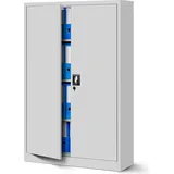 Jan Nowak Kevin Aktenschrank 140 x 90 x 40 cm Grau