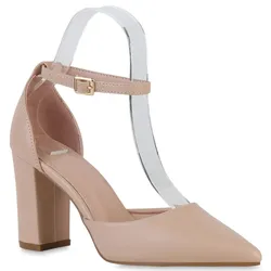 Damen Spitze Pumps in Beige