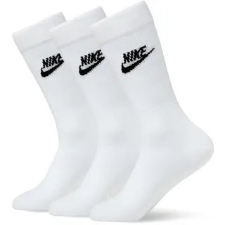Nike Sportswear Everyday Essential Crew-Socken White/Black 42-46