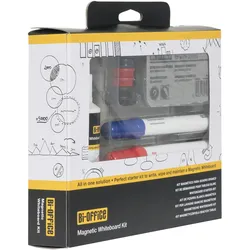 Bi-Office Magnetisches Whiteboard-Set