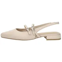 Marco Tozzi Damen Pumps weiches Feel Me Fußbett weiches Innenfutter Vegan Vegan, beige (LT.TAN), 40 EU