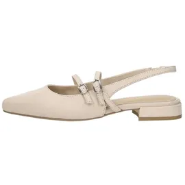 Marco Tozzi Damen Pumps weiches Feel Me Fußbett weiches Innenfutter Vegan Vegan, beige (LT.TAN), 40 EU