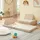 [en.casa] Spielsofa Norhulta 150 x 66 x 46 cm Cord beige