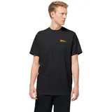 Jack Wolfskin Essential Kurzarm-t-shirt - Black - S