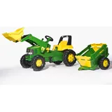 Rolly Toys John Deere mit Anhänger und Lader (811496)