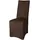 Beautissu Stuhlhusse Leona Braun 95 x 45 cm