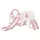 joyz Schaukel mit Spielturm und Rutsche 6-in-1 Rosa