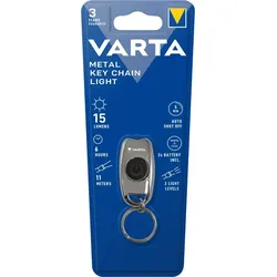Varta LED Taschenlampe Metal Key Chain Light,