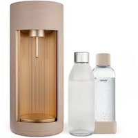 MySoda Glassy Beige + Glasflasche + PET-Flasche