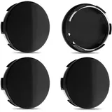 Ginddy Auto Radnabenkappen,4 Pcs ABS Kunststoff Radnabenkappen Universal Auto Zubehör Cupra Nabendeckel radnabenabdeckung Set Geeignet für Eine Breite Palette von Fahrzeugmodellen Schwarz