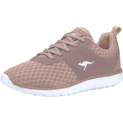 Sneaker KANGAROOS "Bumpy", Gr. 37, rosa (altrosa), Textil, sportlich, Schuhe Damenschuh Sneaker low
