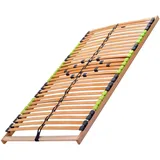 DaMi 7-Zonen Lattenrost Basic NV, 160x200 cm, mit 5 Härtestufen, Made in Germany, aus edlem Buchenholz, 28 Leisten, zur Selbstmontage, extrem hochwertig & stabil, für alle Matratzen geeignet