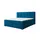 A&J MöbelLand Boxspringbett REF 120 x 200 cm H2 Blau