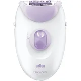 Braun Silk-épil 3 3170 weiß/lila