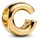 Pandora Buchstabe C Gold 763949C00