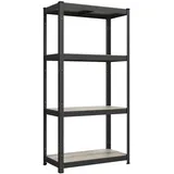 Songmics Standregal Küchenregal, 1-tlg., Lagerregal, 40 x 80 x 160 cm,4 verstellbare Ablagen