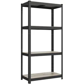 Songmics Standregal Küchenregal, 1-tlg., Lagerregal, 40 x 80 x 160 cm,4 verstellbare Ablagen