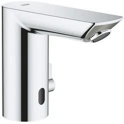 Grohe Infrarot-Elektronik Chrom, für Waschtisch Bau Cosmopolitan E, mit Mischung, 6V Lithium-Batterie 36451000