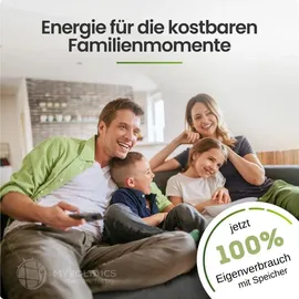 myvoltaics Balkonkraftwerk 1760+ Watt bifazial 1200 W inkl. Marstek Venus A 4,24 kWh Speicher