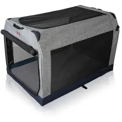 Knuffelwuff faltbare Hundebox Transportbox Denali mit Aluminiumgestell M