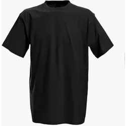Komfort T-Shirt Rundhals JN002, schwarz, Größe XXL - schwarz - S