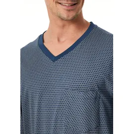 SCHIESSER Pyjama Comfort Essentials Blau 62 (5XL)