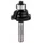 Bosch Kantenfräser B 1/4 Zoll R1 4 mm Ø 28,6 mm B 8 mm L 12,4 mm G 54 mm