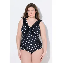 Ulla Popken Badeanzug Damen Schwarz 46/48