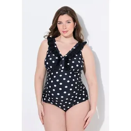 Ulla Popken Badeanzug Damen Schwarz 46/48