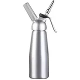 Professioneller Sahnespender (500 Ml) Mit 3 Edelstahldüsen, Aluminiumgehäuse, Für Mousses Und Sahne, Inklusive Gaskartusche