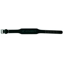 Chiba Unisex Ledergürtel, Black/Black, S