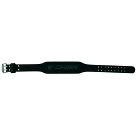 Chiba Unisex Ledergürtel, Black/Black, S