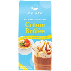 Gemahlener Kaffee mit Crème-Brûlée Geschmack CHiATO Crème Brûlée, 250 g